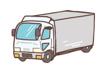 2tトラックのイラスト